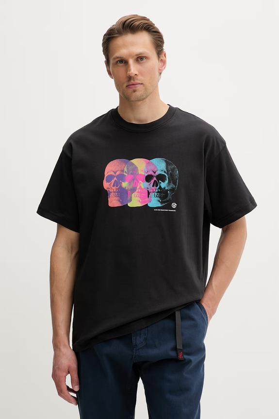 Vans T-shirt męski bawełniany czarny VN000VYWBLK1