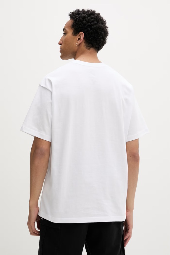 Odzież Vans T-shirt męski bawełniany VN000W00WHT1 biały