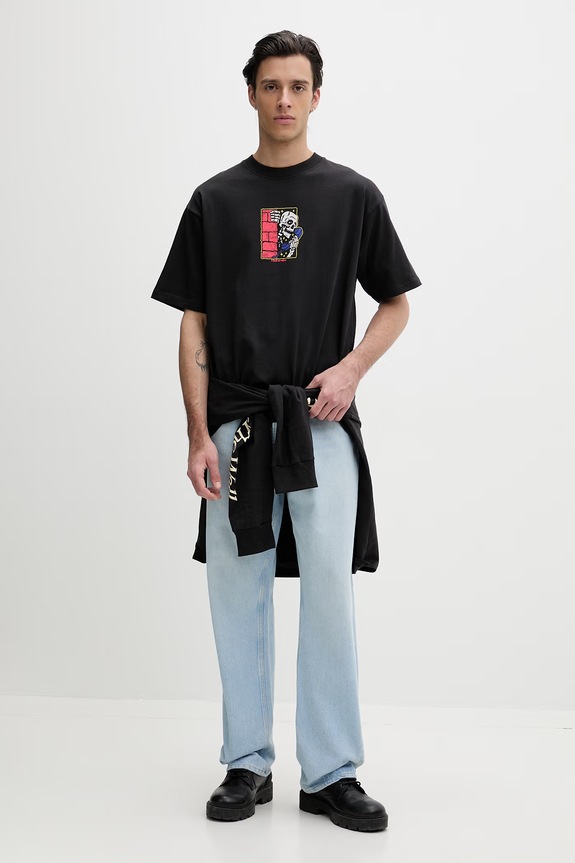 Vans t-shirt męski bawełniany VN000XHSBLK1 czarny SS26