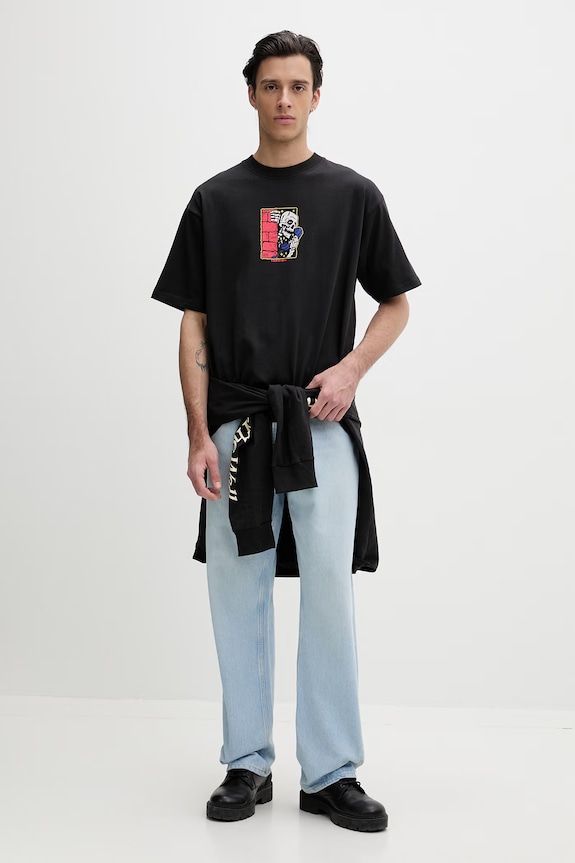 Vans t-shirt męski bawełniany VN000XHSBLK1 czarny SS26