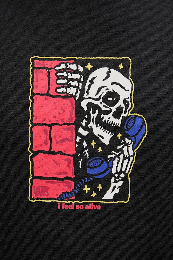 Vans t-shirt męski bawełniany VN000XHSBLK1 czarny