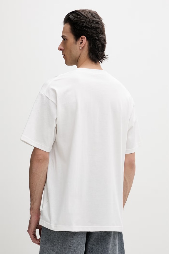 Ρούχα Vans Basic t-shirt ανδρικό βαμβακερό VN000XHSWHT1 λευκό