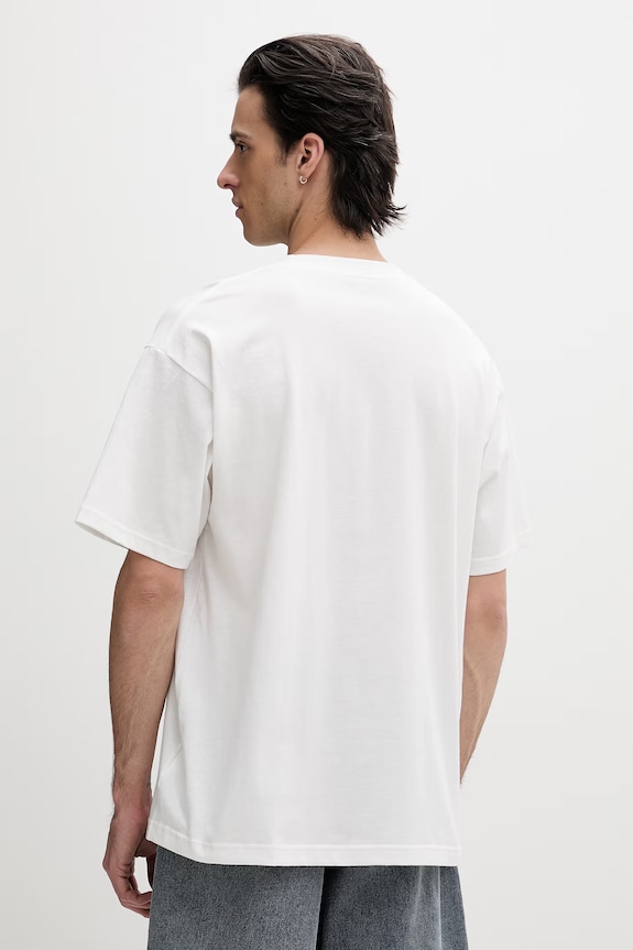 Ρούχα Vans Basic t-shirt ανδρικό βαμβακερό VN000XHSWHT1 λευκό