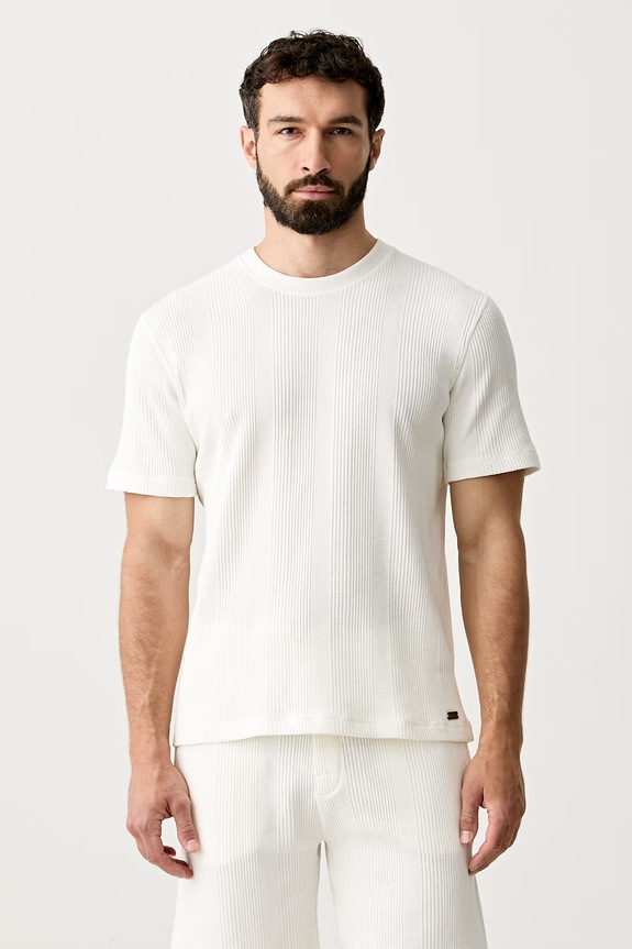 BOSS T-shirt męski Shirt beżowy 50540567