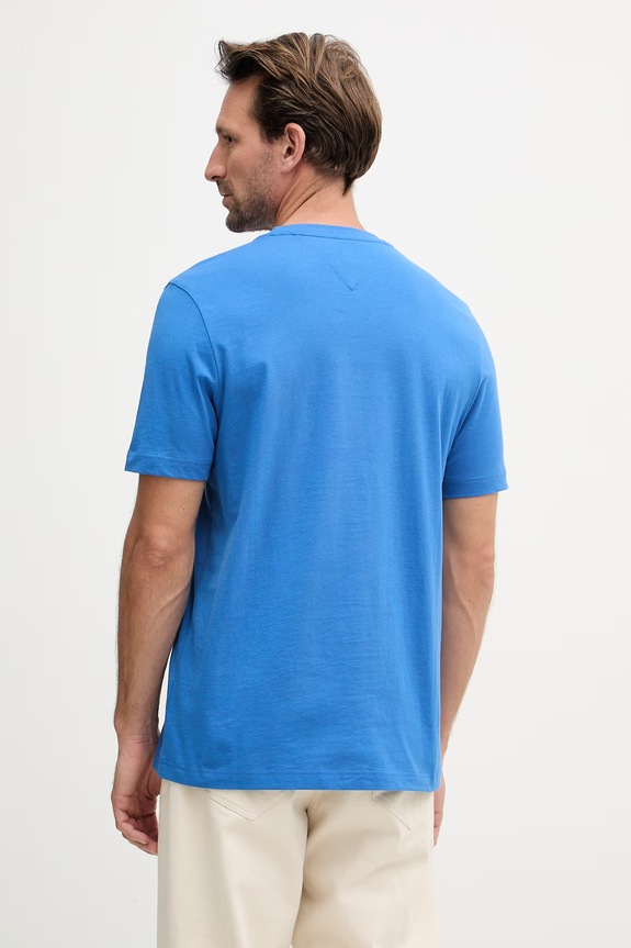 Abbigliamento Tommy Hilfiger t-shirt da uomo in cotone MW0MW42365 blu