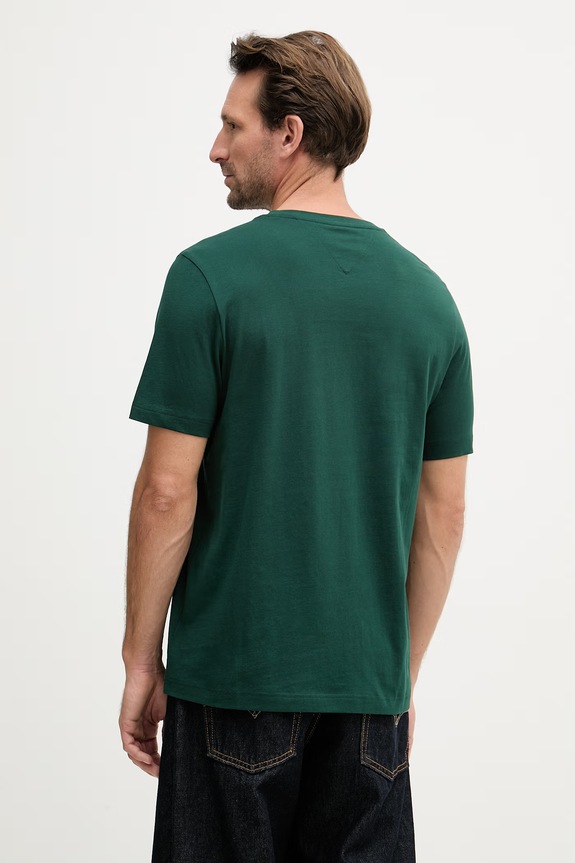 Abbigliamento Tommy Hilfiger t-shirt da uomo in cotone MW0MW42365 verde