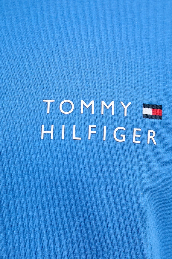 Tommy Hilfiger kratka majica moška bombažna MW0MW42370 modra