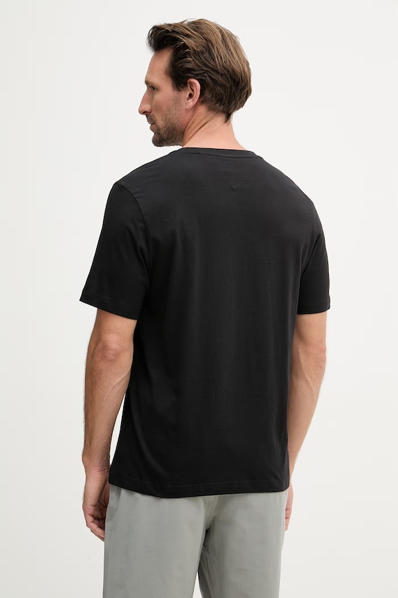 Abbigliamento Tommy Hilfiger t-shirt da uomo in cotone MW0MW42364 nero