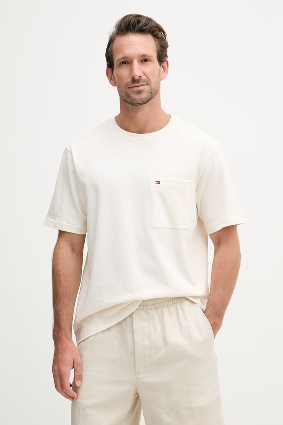 Tommy Hilfiger Ανδρικό t-shirt μπεζ MW0MW42376