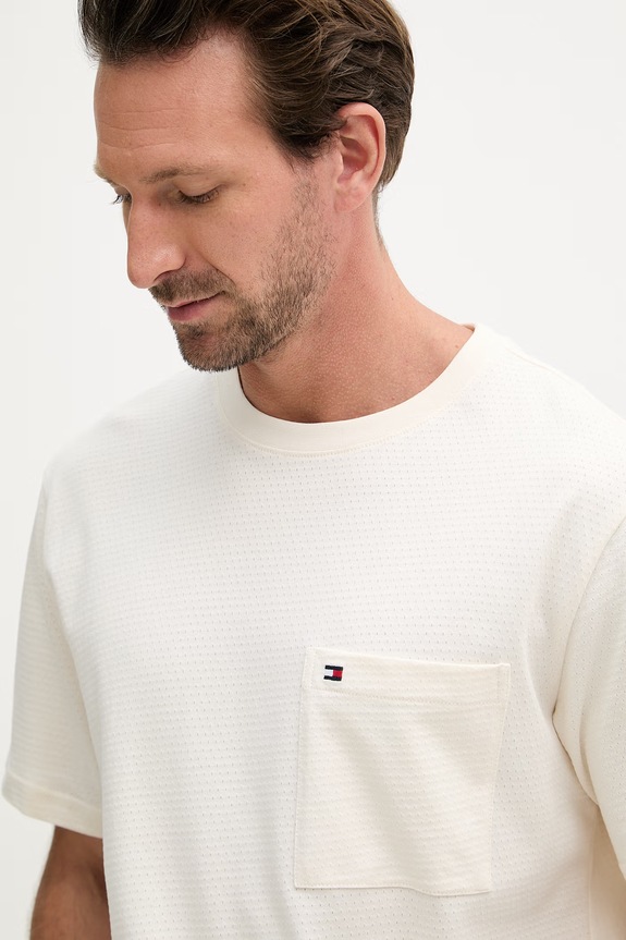 Tommy Hilfiger Ανδρικό t-shirt μπεζ MW0MW42376