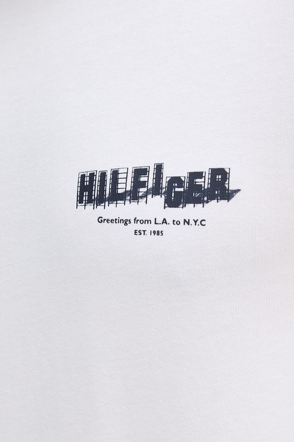 Tommy Hilfiger T-shirt męski bawełniany MW0MW42389 biały