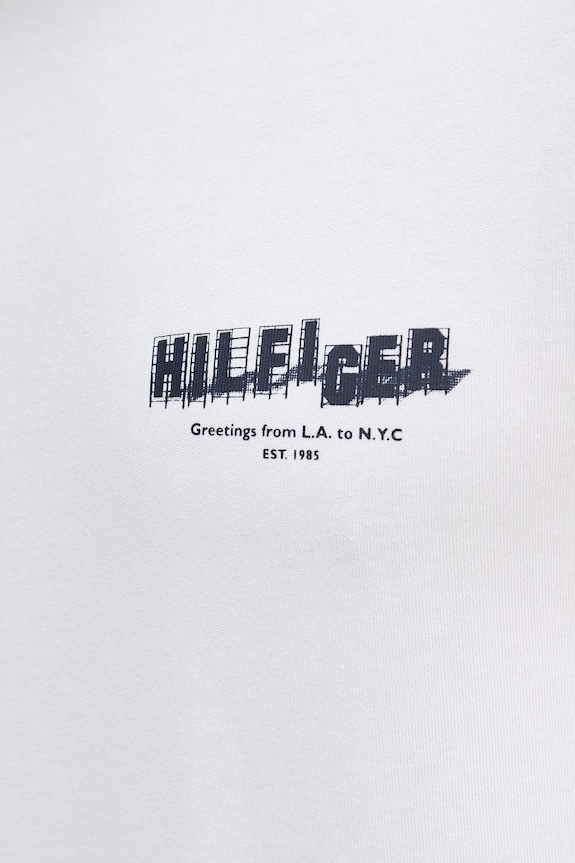 Tommy Hilfiger T-shirt męski bawełniany MW0MW42389 biały