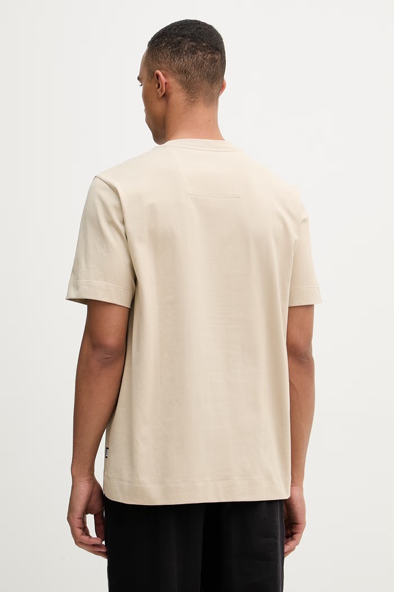 Abbigliamento BOSS t-shirt da uomo in cotone Tames 52 50560328 beige