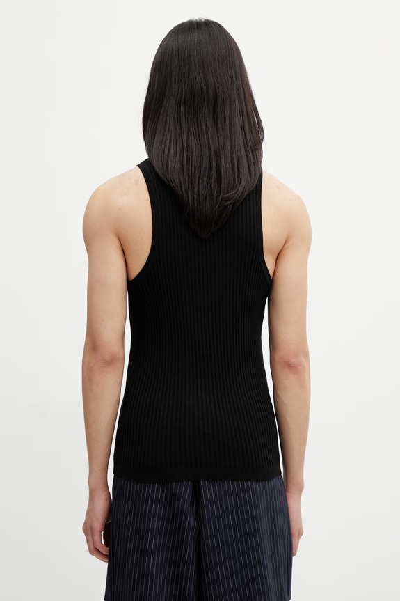 Abbigliamento Filling Pieces Tank Top top maglione in cotone da uomo 412622500292.130 nero