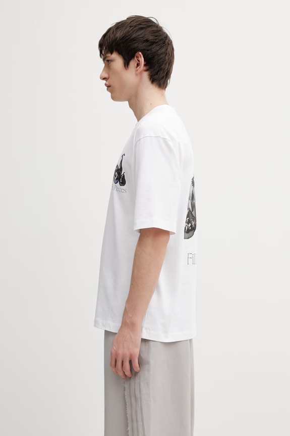 Filling Pieces Chrome Fruit t-shirt in cotone da uomo 412620501291.110 bianco SS26