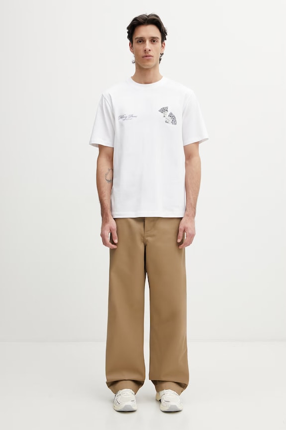 Filling Pieces Broken Plate тениска памучна мъжка 412620500321.110 бял