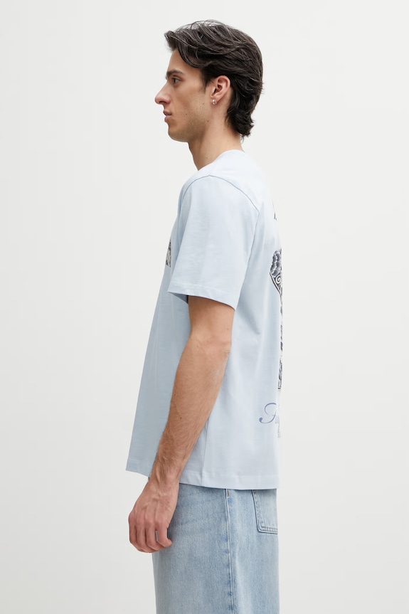Filling Pieces Broken Plate тениска от памук мъжка 412620500321.294 син SS26