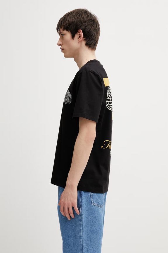 Filling Pieces Citrus T-shirt męski bawełniany 412620500290.130 czarny SS26