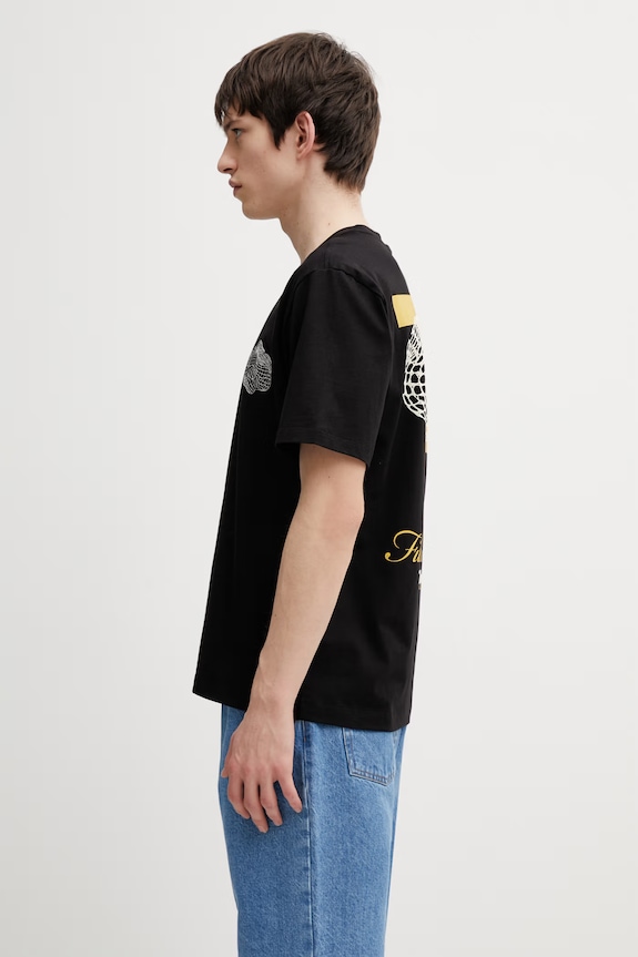 Filling Pieces Citrus T-shirt męski bawełniany 412620500290.130 czarny SS26