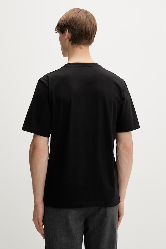Odzież Filling Pieces T-shirt męski bawełniany Gowtu Tonal 422520500167.130 czarny