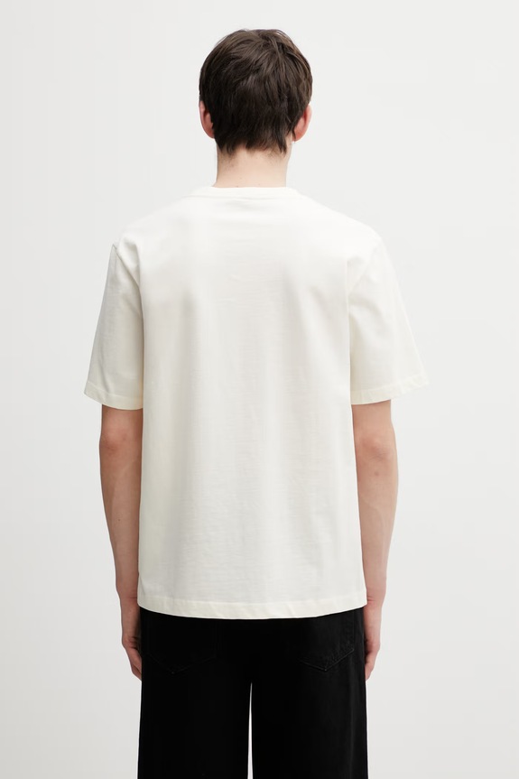Abbigliamento Filling Pieces Gowtu Tonal t-shirt in cotone da uomo 422520500167.214 beige