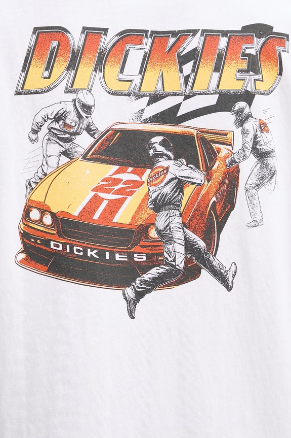 Βαμβακερό μπλουζάκι Dickies DK0A89EO0WH1
