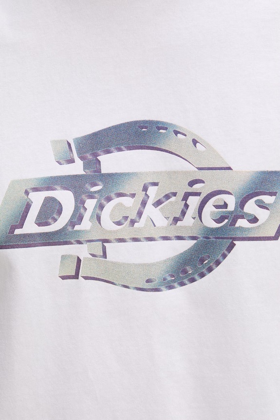 Dickies t-shirt da uomo in cotone DK0A88850WH1 bianco