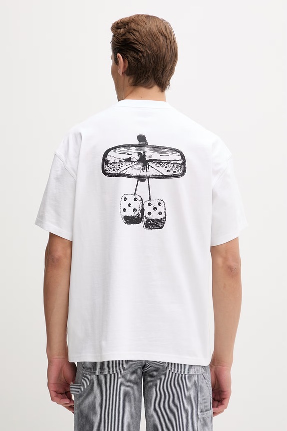 Dickies t-shirt ανδρικό βαμβακερό λευκό DK0A88GO0WH1