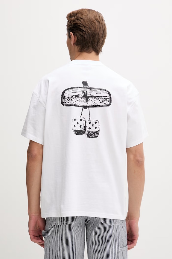 Dickies t-shirt ανδρικό βαμβακερό λευκό DK0A88GO0WH1