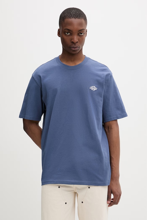 Dickies T-shirt basic męski bawełniany niebieski DK0A4YAIRI21