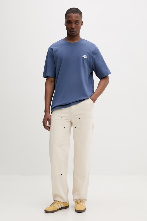 Dickies T-shirt basic męski bawełniany DK0A4YAIRI21 niebieski SS26