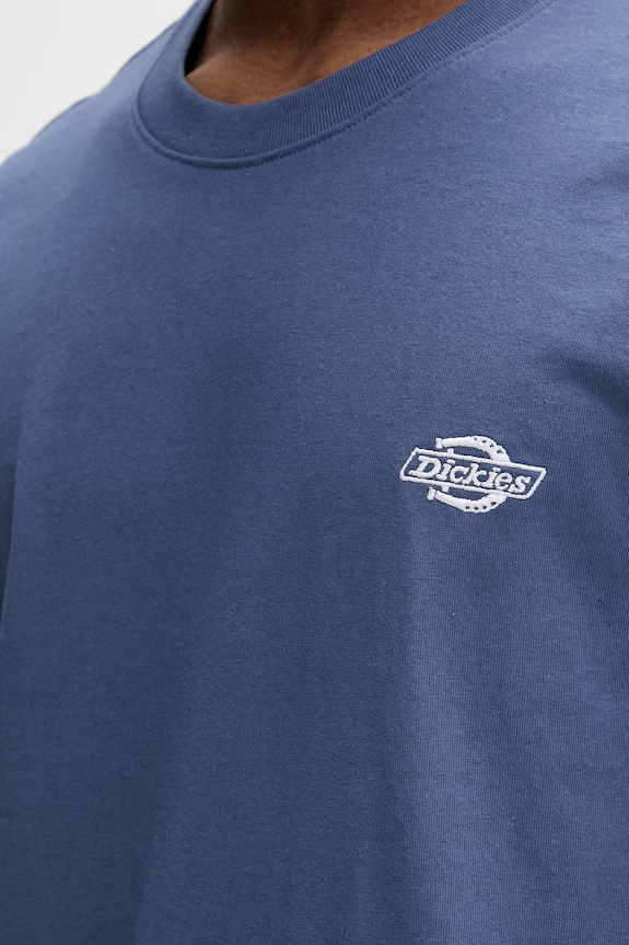 Dickies T-shirt basic męski bawełniany DK0A4YAIRI21 niebieski