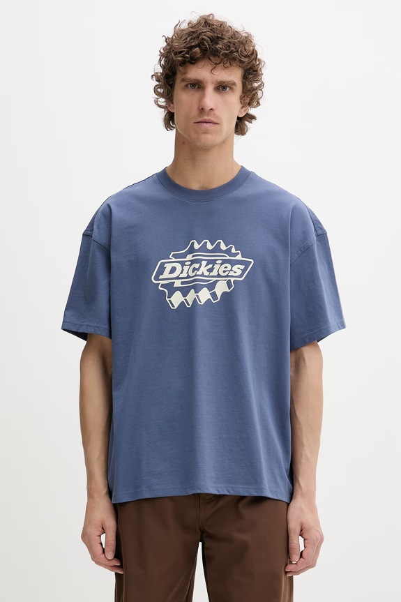 Dickies tričko pánske bavlnené modrá DK0A88PDRI21