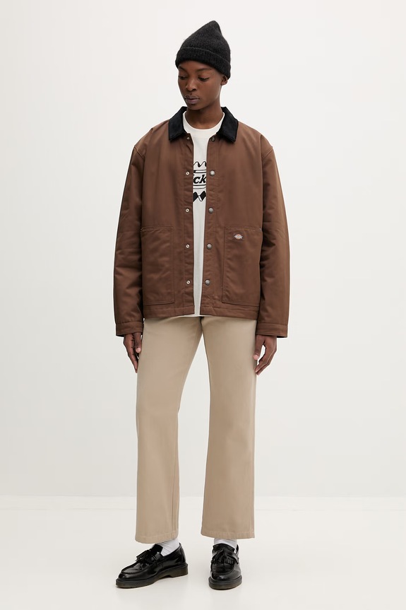 Dickies tričko pánske bavlnené DK0A88PDC481 béžová SS26