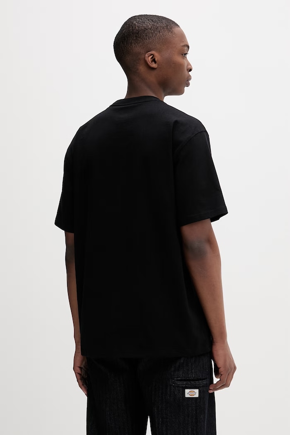 Îmbrăcăminte Dickies tricou pentru bărbați, din bumbac DK0A88FGBLK1 negru