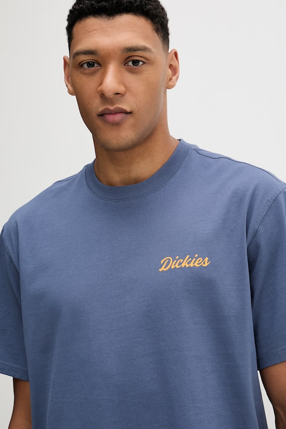 Bavlnené tričko Dickies modrá DK0A8886RI21
