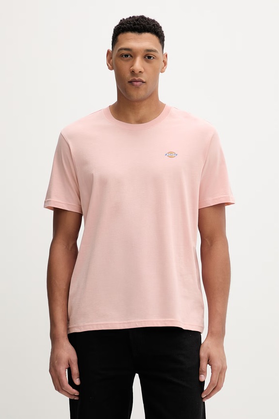 Dickies Τοπ basic t-shirt Ανδρικό βαμβακερό ροζ DK0A4XDBL471