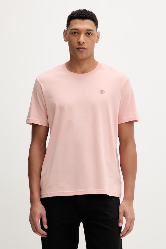 Dickies Τοπ basic t-shirt Ανδρικό βαμβακερό ροζ DK0A4XDBL471