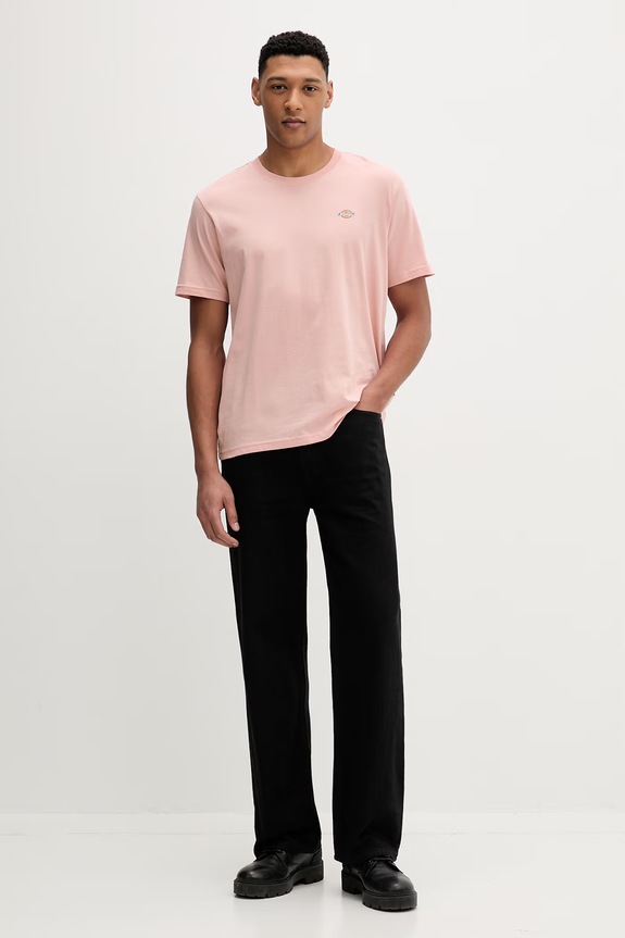 Dickies Τοπ basic t-shirt Ανδρικό βαμβακερό DK0A4XDBL471 ροζ SS26