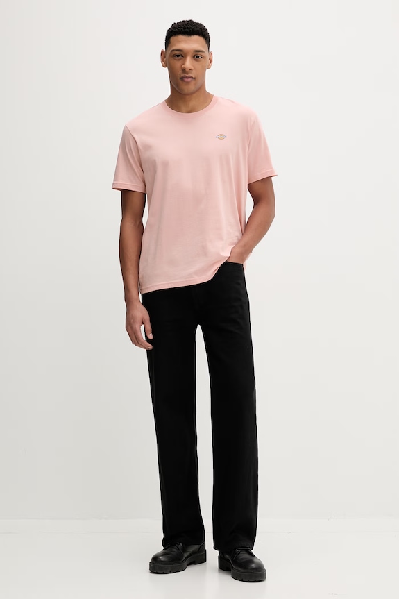 Dickies Τοπ basic t-shirt Ανδρικό βαμβακερό DK0A4XDBL471 ροζ SS26
