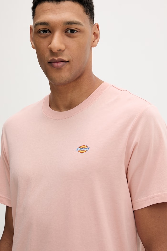 Dickies Τοπ basic t-shirt Ανδρικό βαμβακερό ροζ DK0A4XDBL471