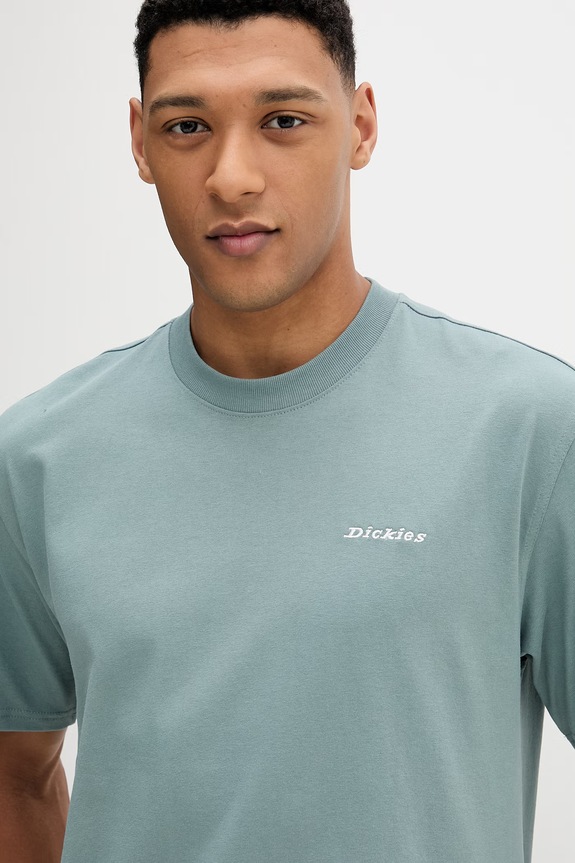 Dickies tricou din bumbac verde DK0A89ENL371