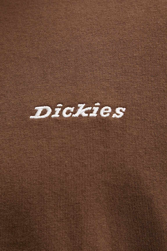 Dickies t-shirt bawełniany DK0A89EN0TB1 brązowy