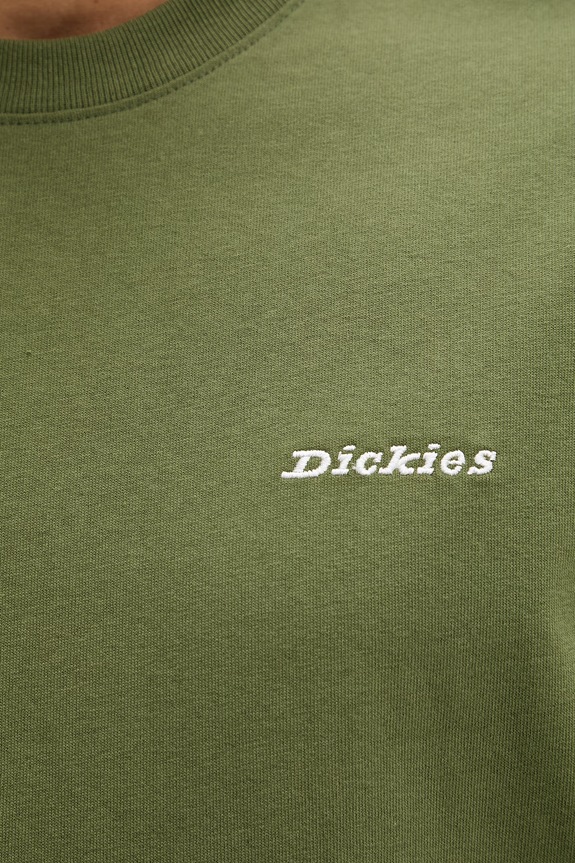 Bavlnené tričko Dickies DK0A89ENK721 zelená