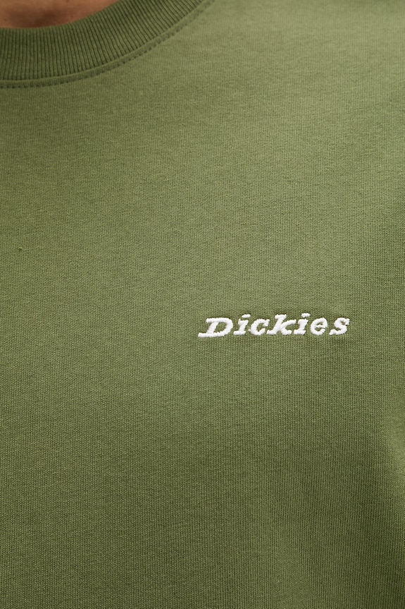 Bavlnené tričko Dickies DK0A89ENK721 zelená