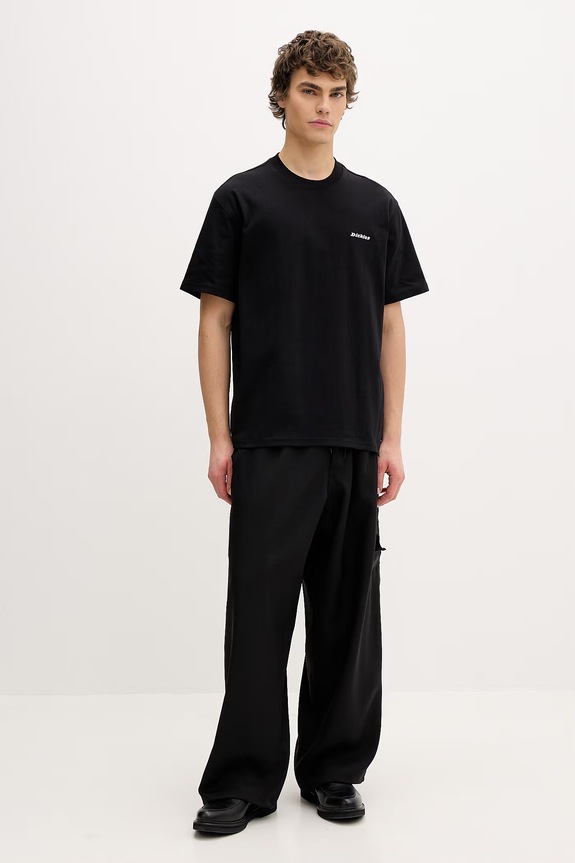Dickies tričko pánske bavlnené DK0A89ENBLK1 čierna SS26