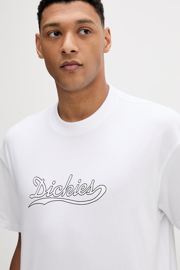 Bavlnené tričko Dickies biela DK0A88PE0WH1