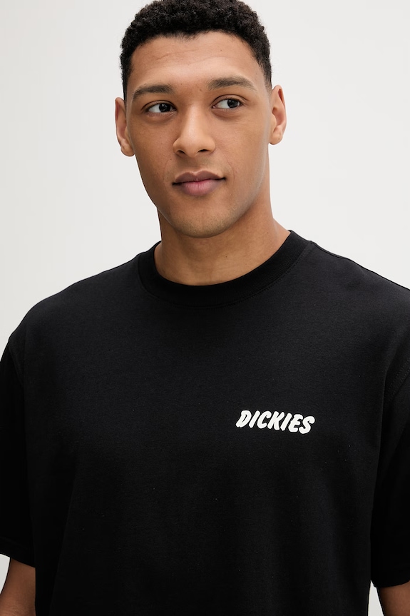 Dickies tricou din bumbac negru DK0A8853BLK1