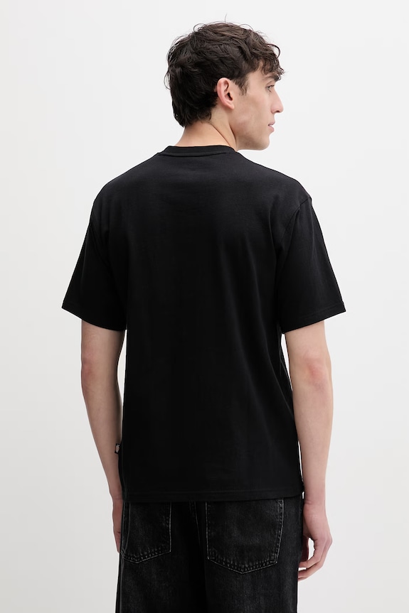 Ρούχα Dickies t-shirt ανδρικό βαμβακερό DK0A4Z4LBLK1 μαύρο