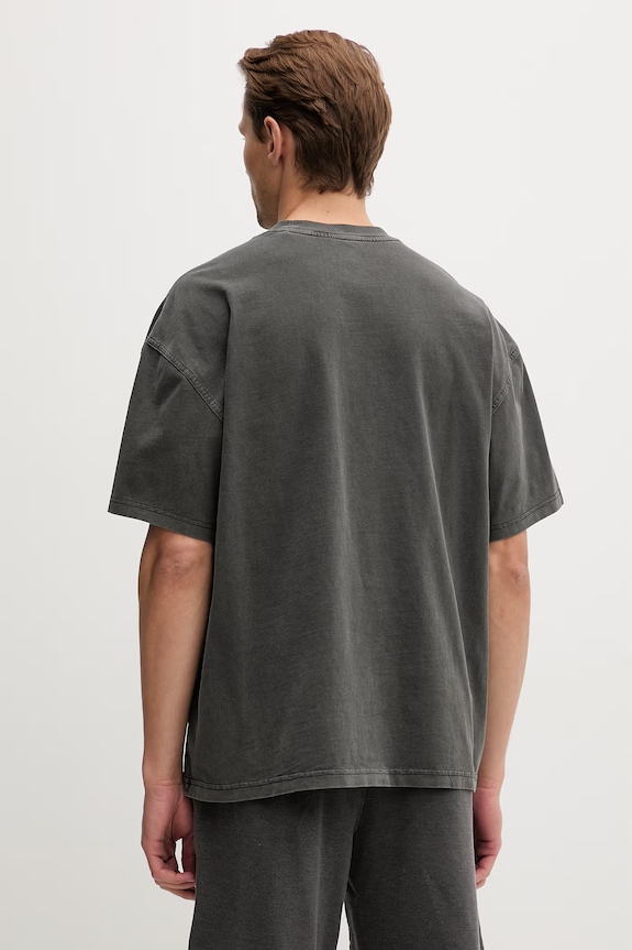 Ρούχα Dickies T-shirt ανδρικό βαμβακερό DK0A88GNBLK1 γκρί